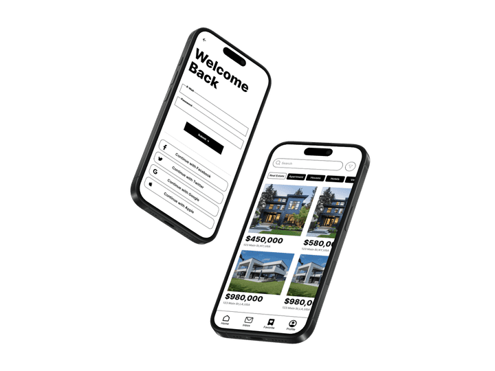 Real Estate App Design