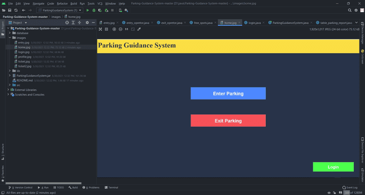 دسكتوب ابليكيشن مصمم وجاهز تماما لركن السيارات ParkingGuidanceSystem