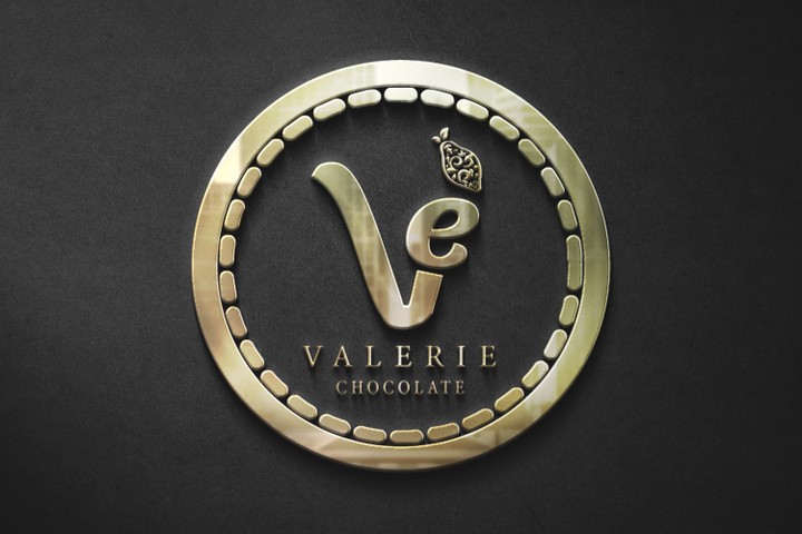 Valerie logo design for the chocolate industry