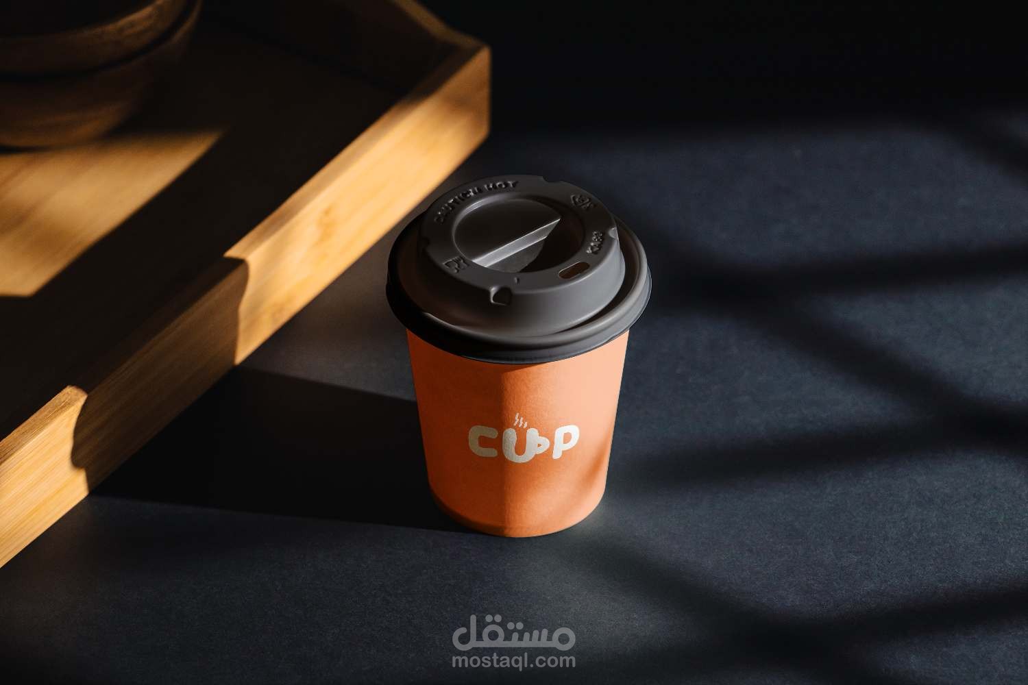 Cup logo branding