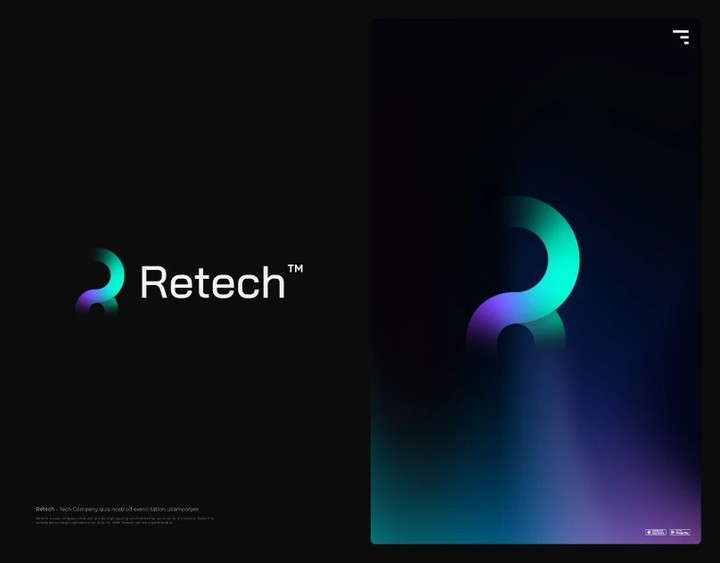 تصميم شعار (Retech)  -  Pranding logo design (Retech)