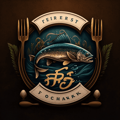 Fish restaurant logo