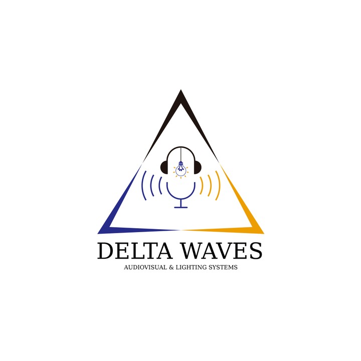 شعار من تصميمي لصالح شركة "DELTA WAVES"