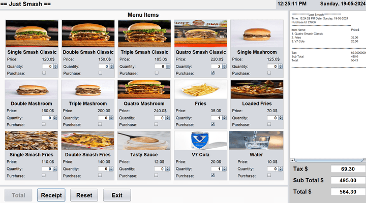 Restaurant management system