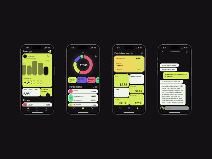 Moongy |Personal Finance Management Application Powered by AI