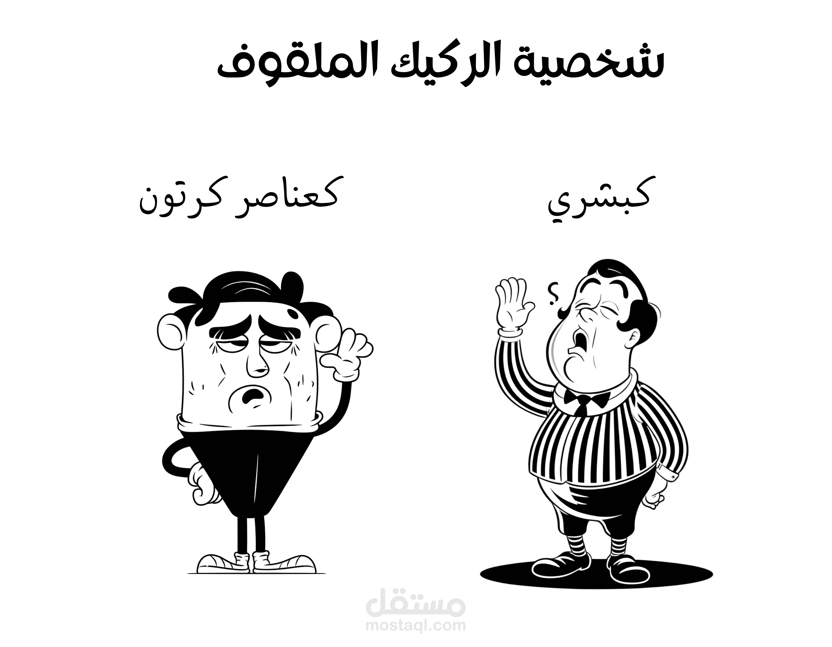 رسم شخصيات كرتونية للتسويق