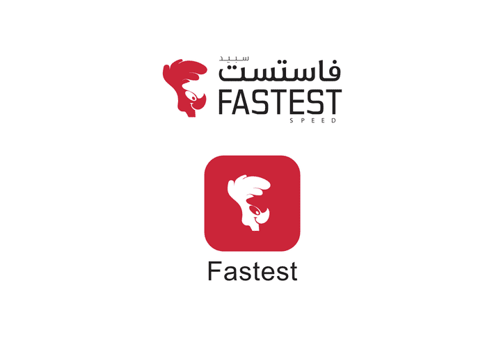 تصميم شعار وتطبيق توصيل fastest