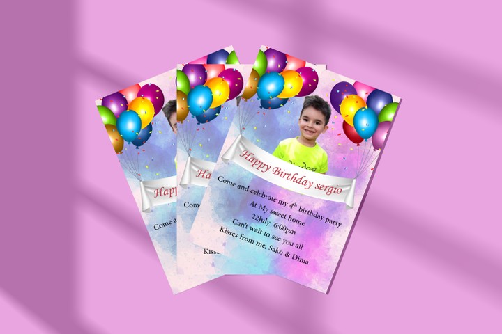 birthday invitation