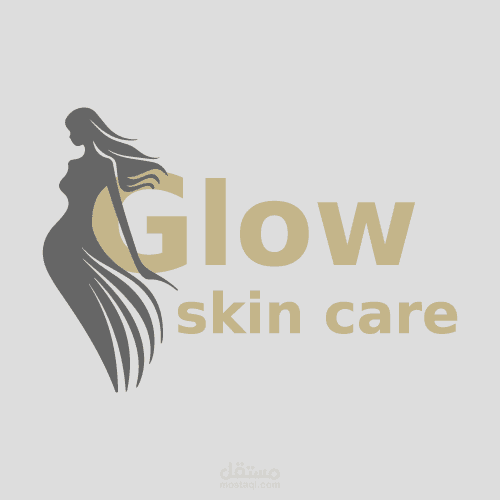 تصميم شعار glow skin care احترافي