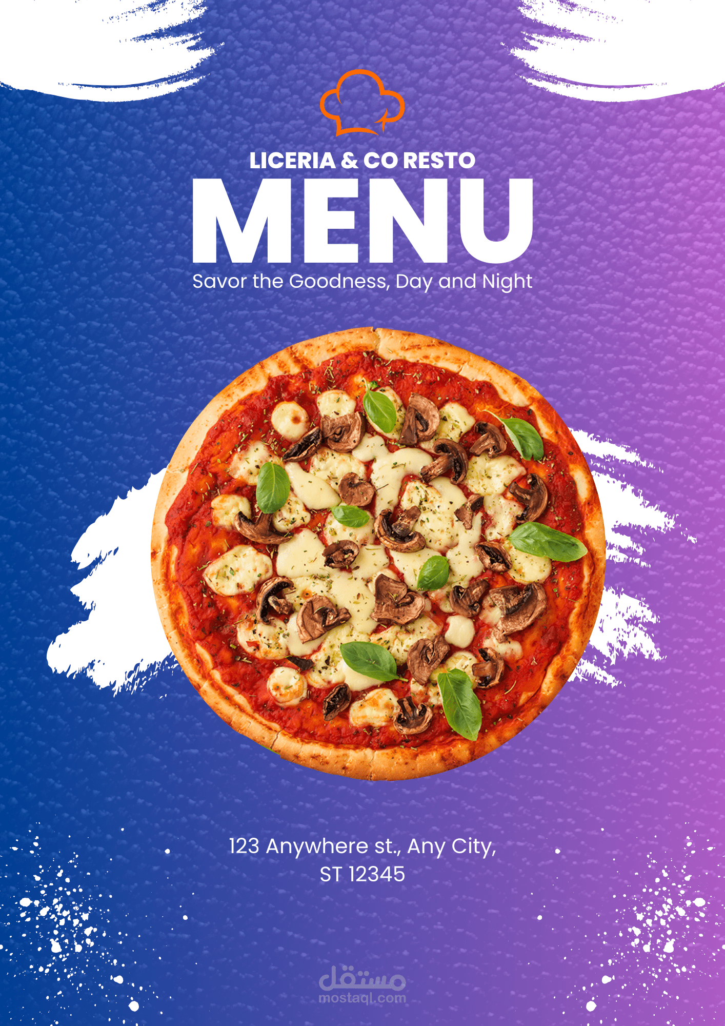 Resturant menu