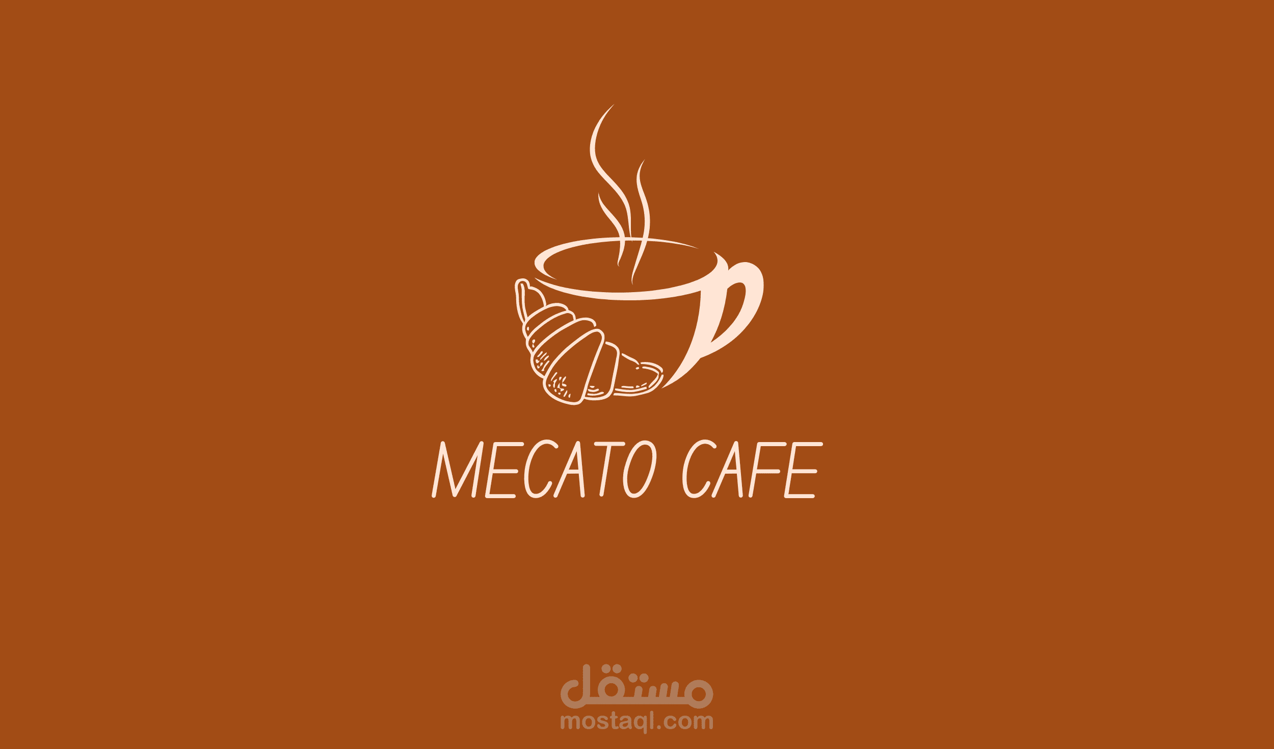 تصميم هوية وشعار الي ميكاتو كافية