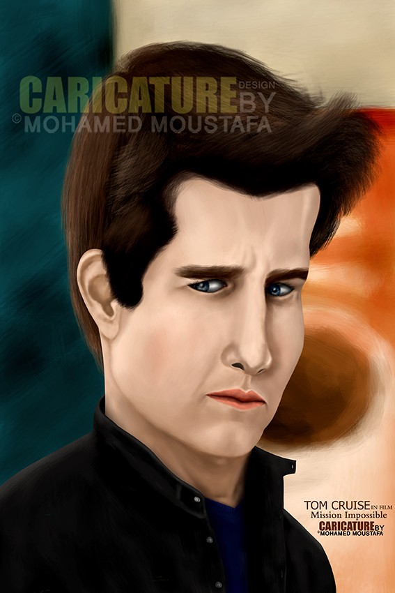 digital painting  ( tom cruise