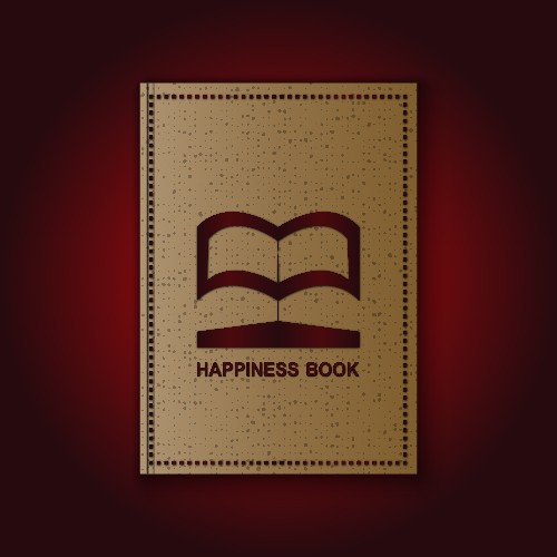 تصميم شعار HAPPINESS BOOK