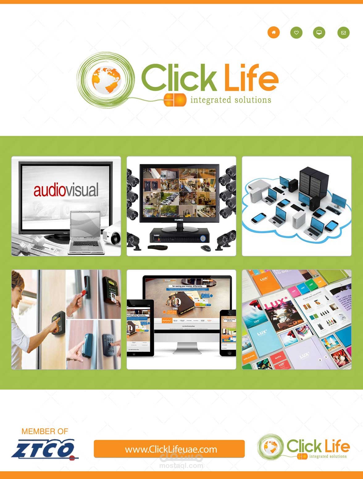 Clicklife flyer design