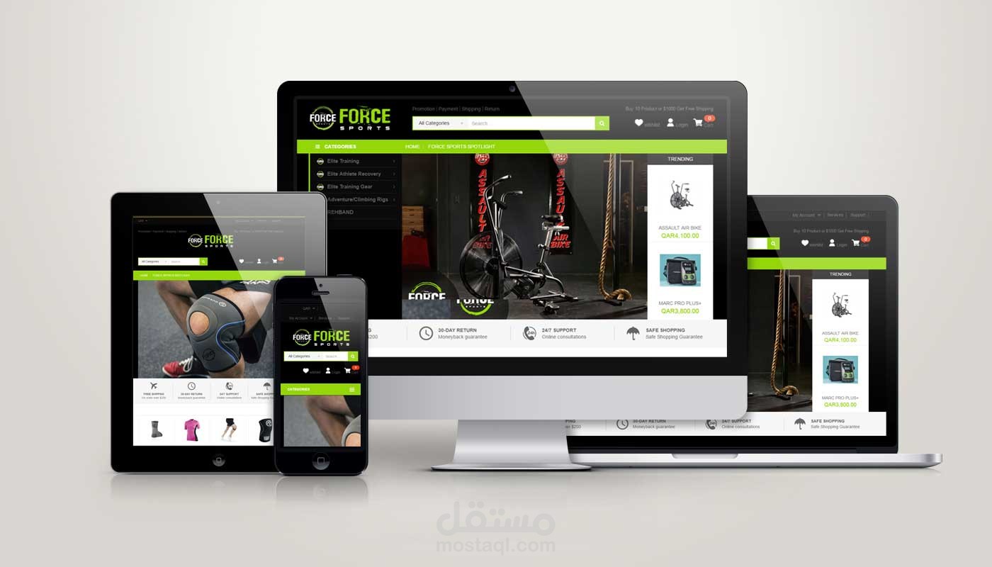 Force Sport E-commerce system