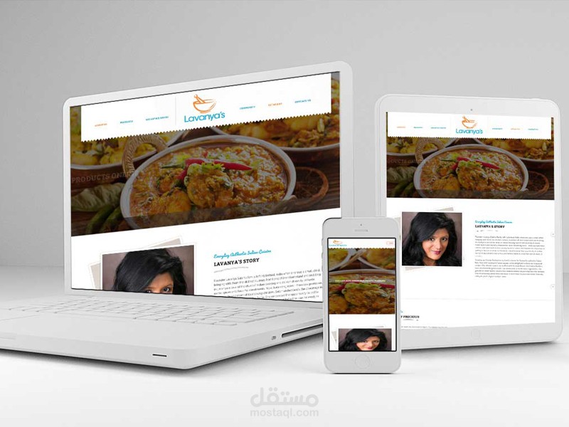 lavanyas Restaurant Website