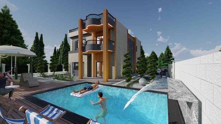 Villa exterior design