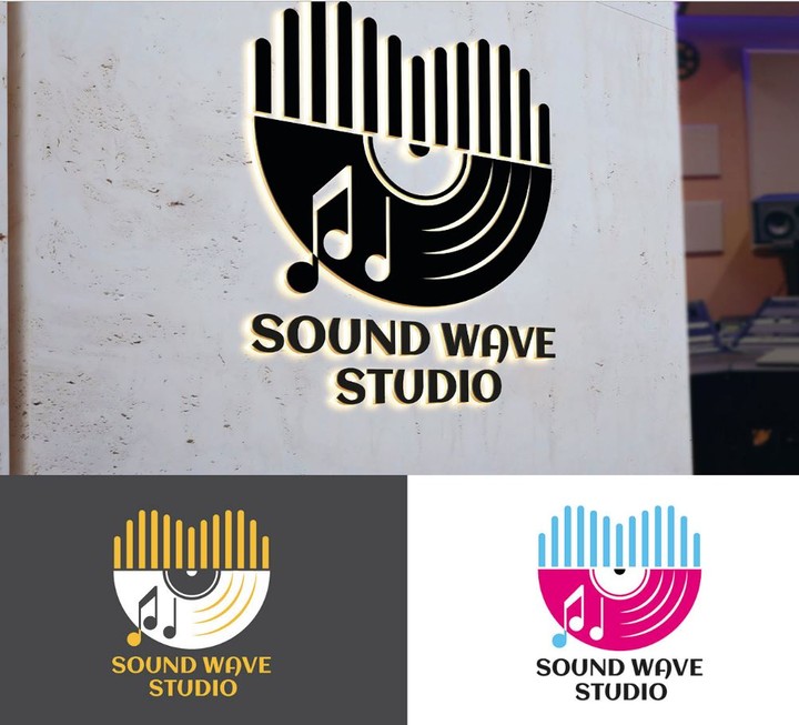 Sound Wave studio Logo Design