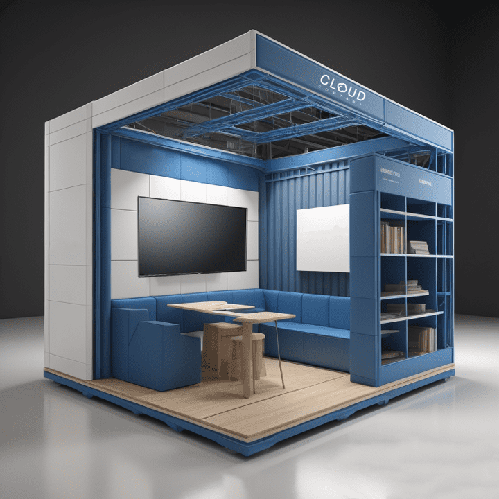 تصميم booth 3d