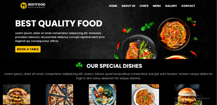 food website