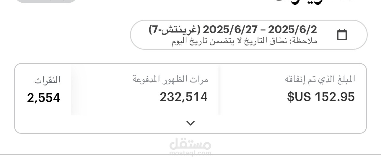 إدارة حملة Snapchat ممولة بميزانية متوسطة لجمهور محدد داخل مصر