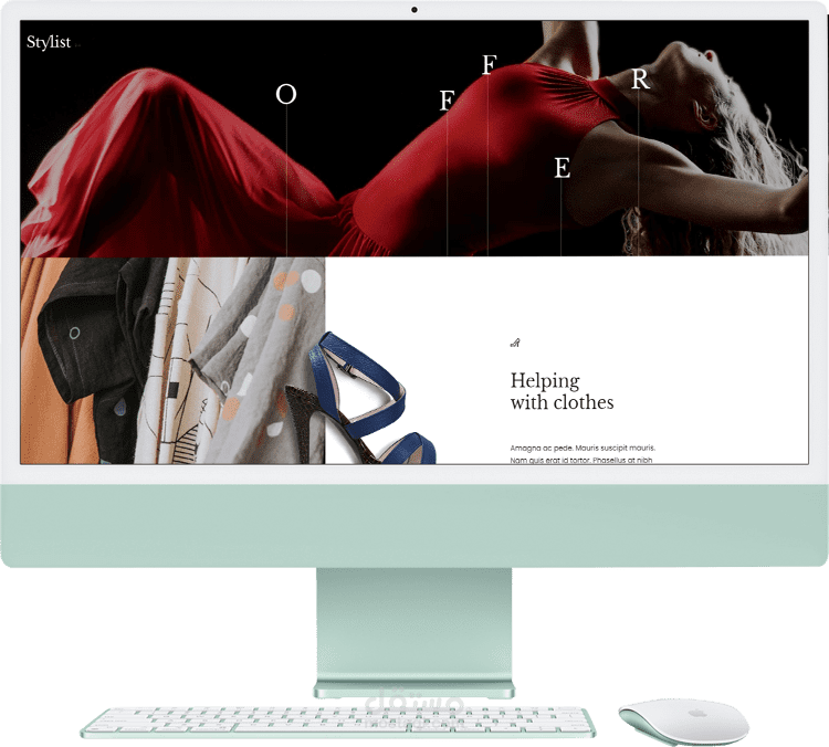 Stylist website | مستقل