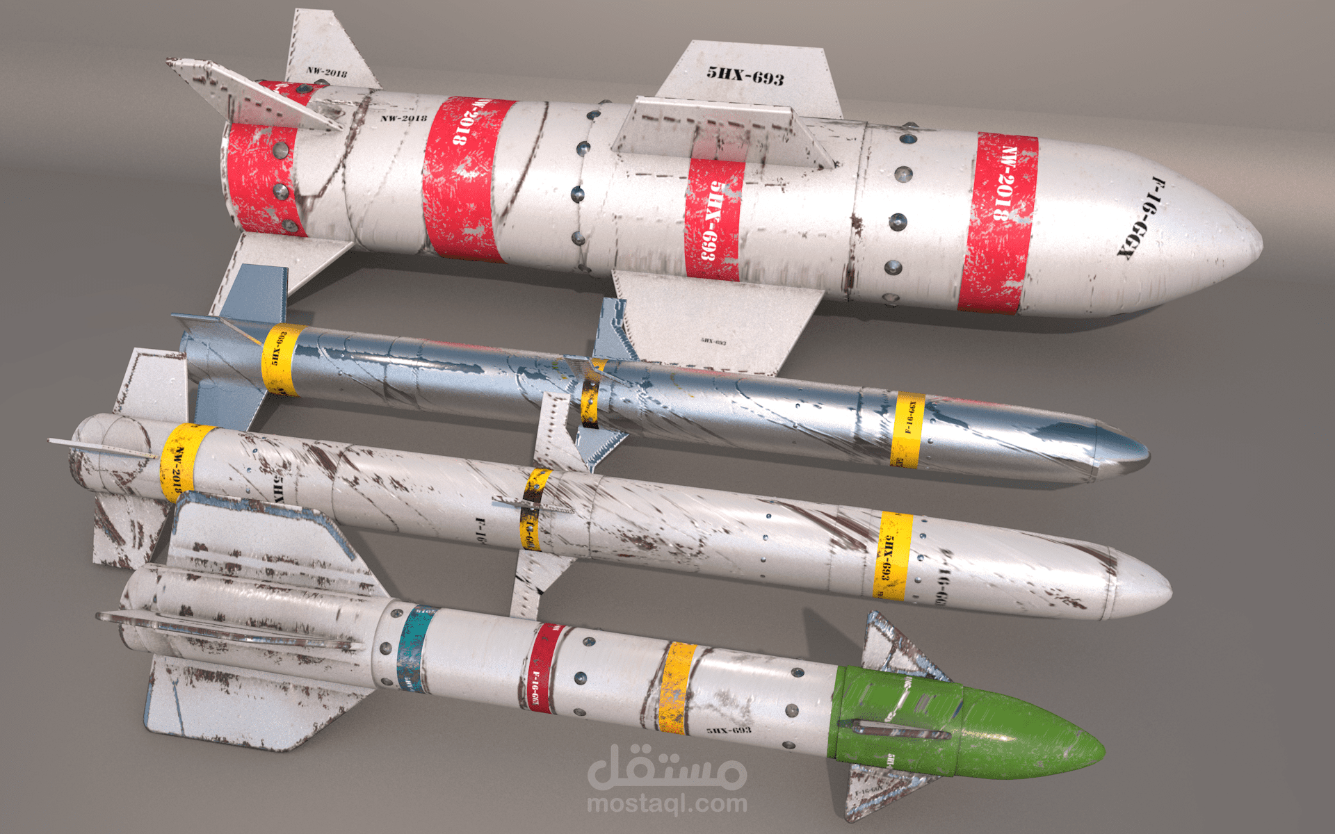 Realistic missiles design