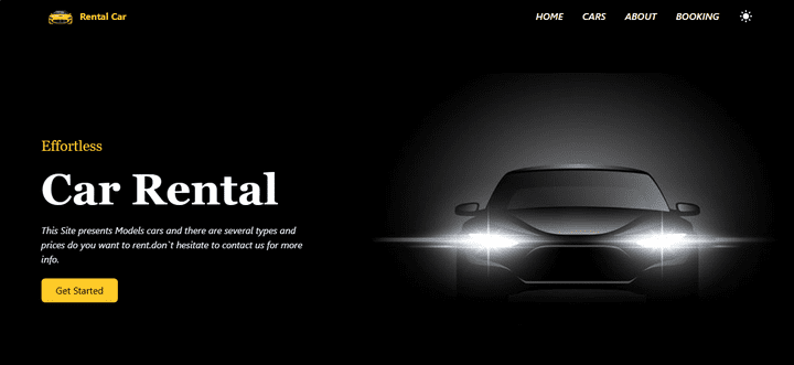 موقع إيجار سيارات -- Rental Cars