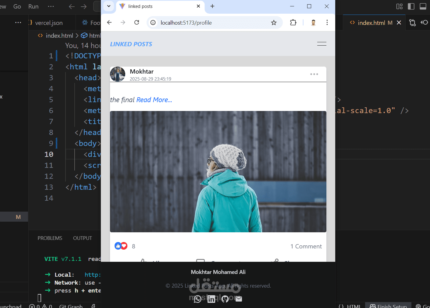 linked posts