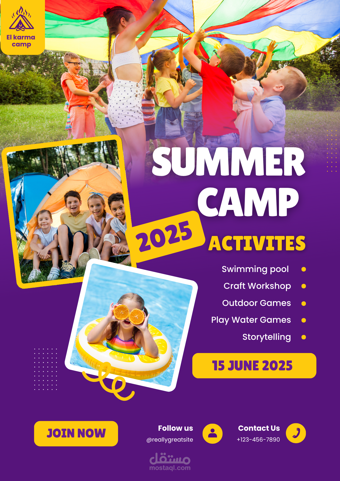 Nursery summer camp advertise
