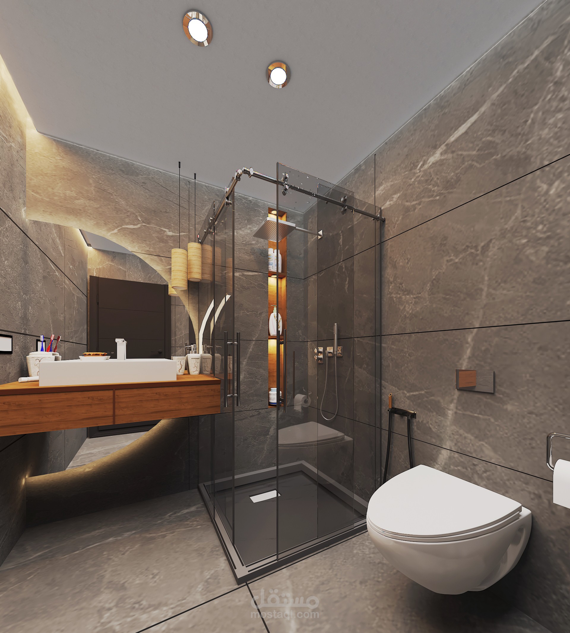 Bath room interior design