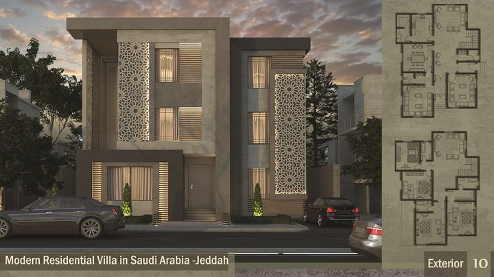 Modern Residential Villa in Saudi Arabia