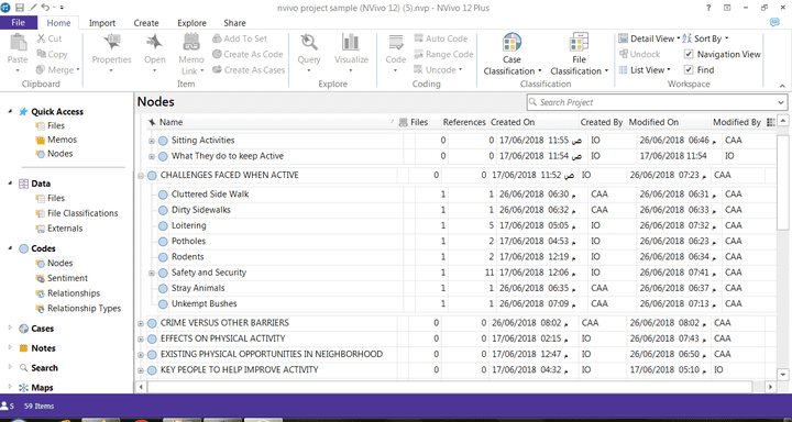 Thematic Analysis using NVivo Software