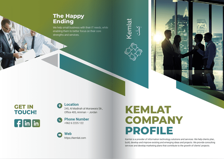 تصميم بروفايل شركة - Kemlat group | Company Profile