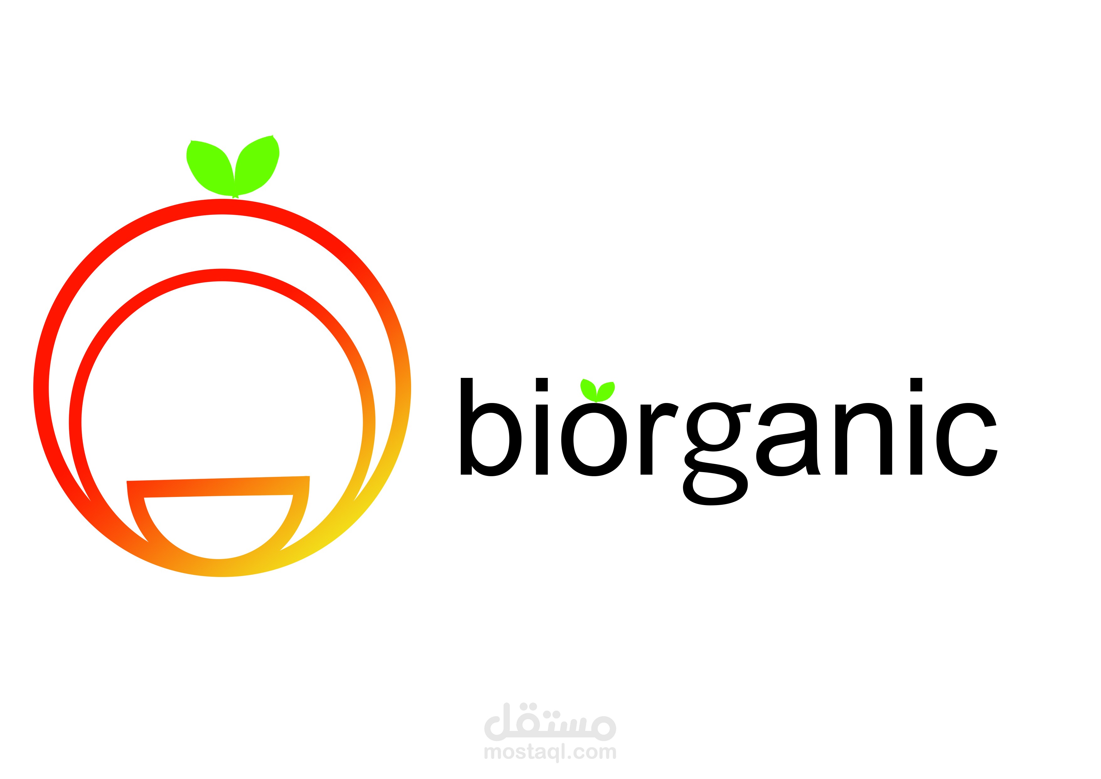 تدريب عمل لوجو Biorganic