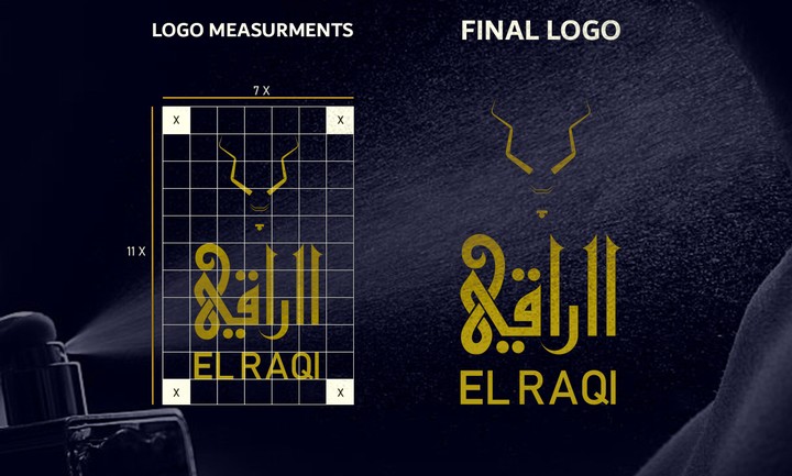 تصميم هوية بصرية كاملة مع الشعار لبراند عطور