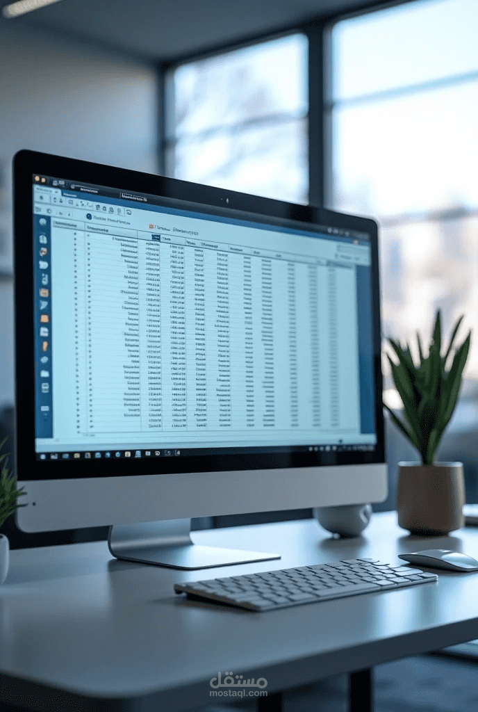 "إعداد التقارير وجداول البيانات باحترافية ودقة عالية"