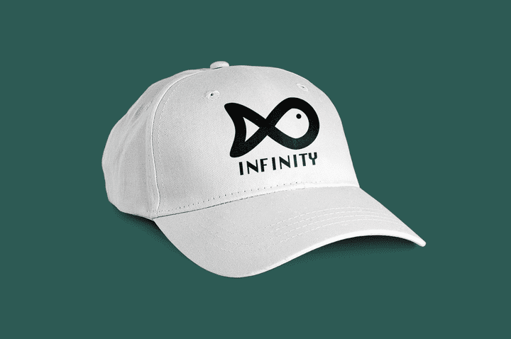 شعار لمطعم infinity seafoods