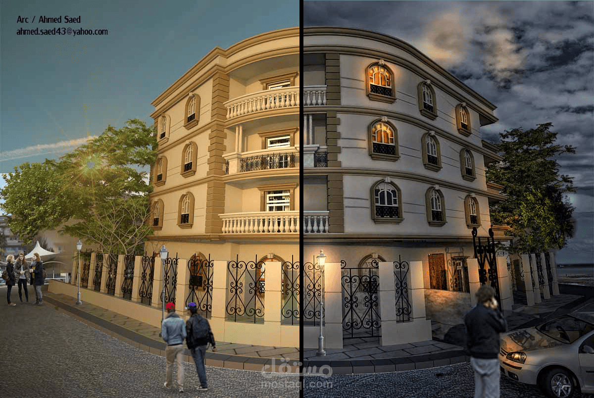 day & light render | مستقل