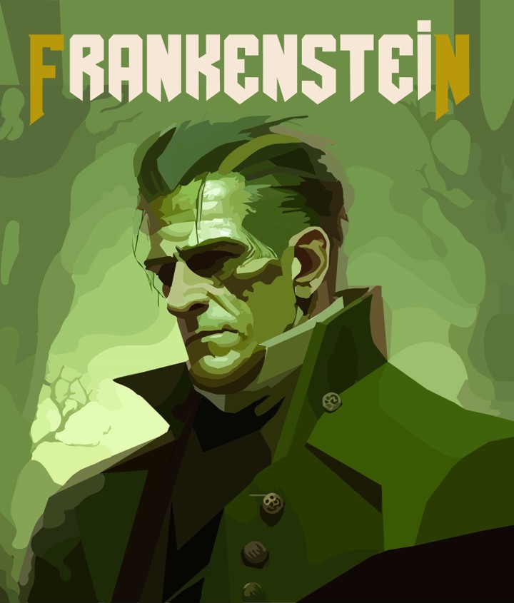 غلاف كتاب فرانكشتاين frankenstien