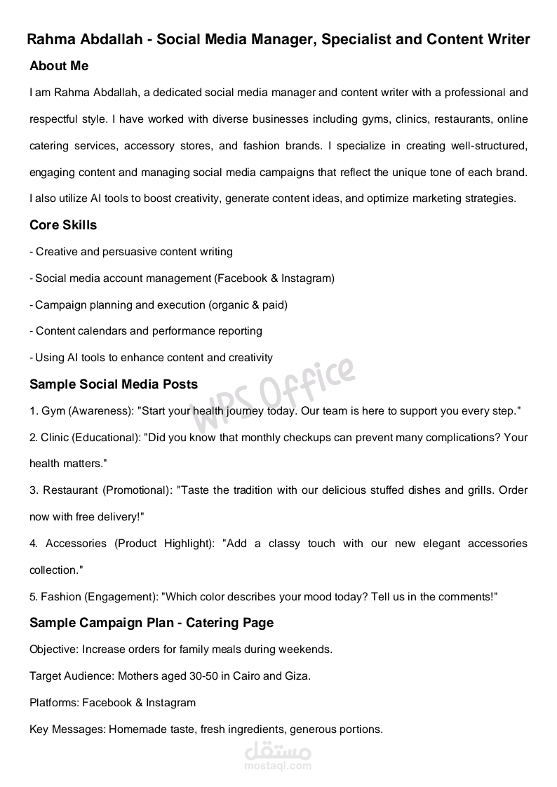 social media manager