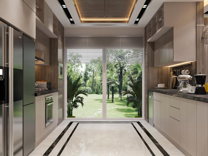 Interior design kitchen modern luxury