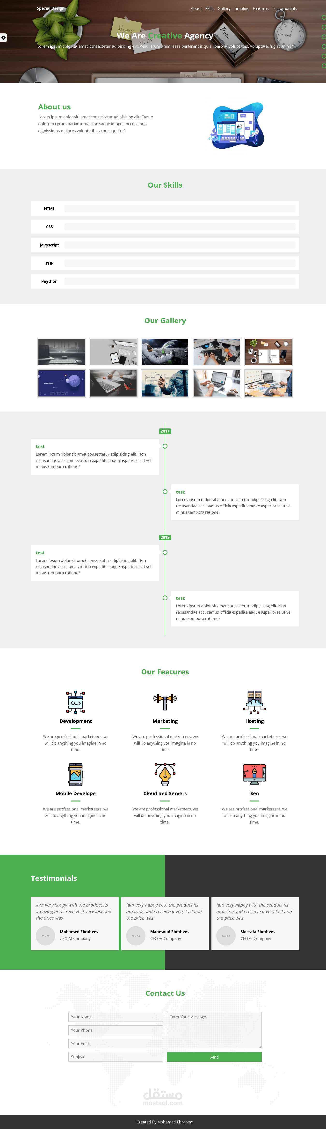Landing Page, a captivating and visually stunning web page that serves as the entry point to your website or product