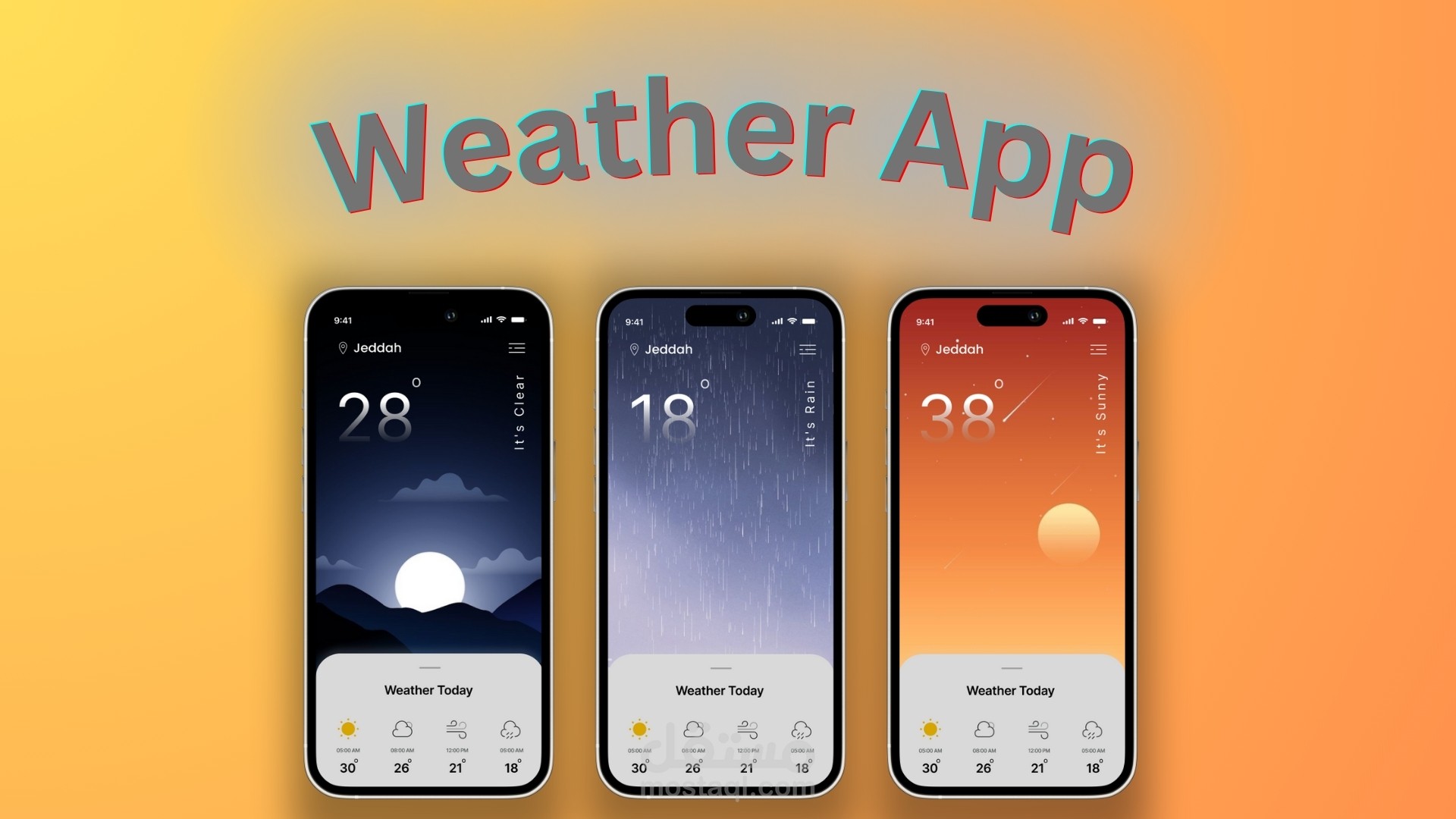 Weather App UI Design