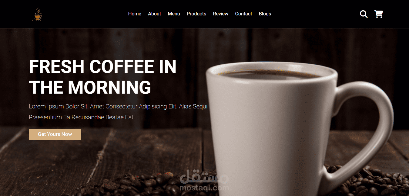 coffee shop site