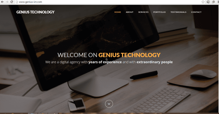 Website of GENIUS TECHNOLOGY