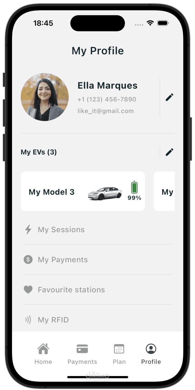 Tesla App