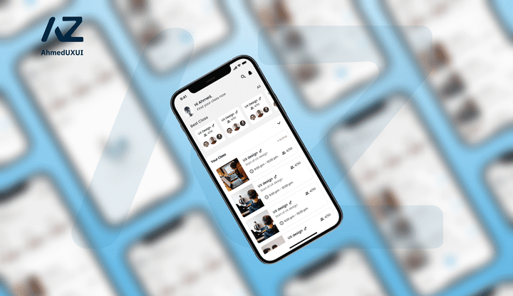 تصميم واجهة وتجربة المستخدم لتطبيق غرف تعليمية |  UX/UI Design for Class Room App