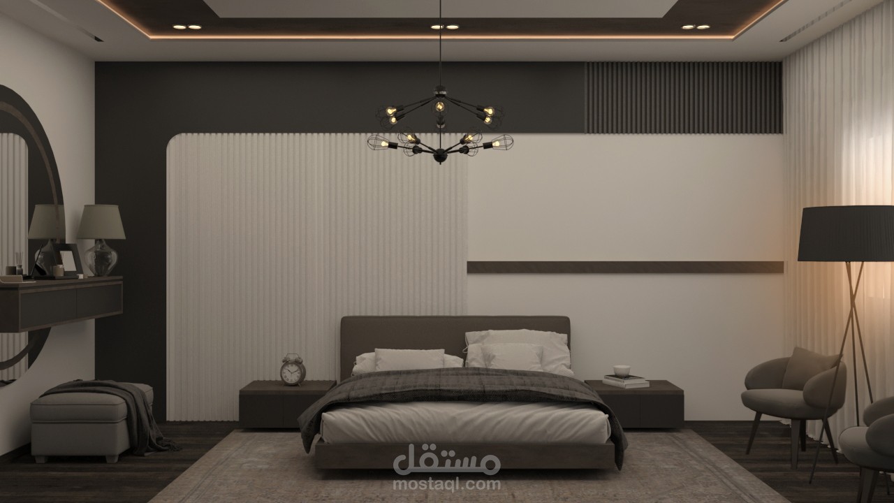 تصميم داخلي لمنزل على الطراز الحديث