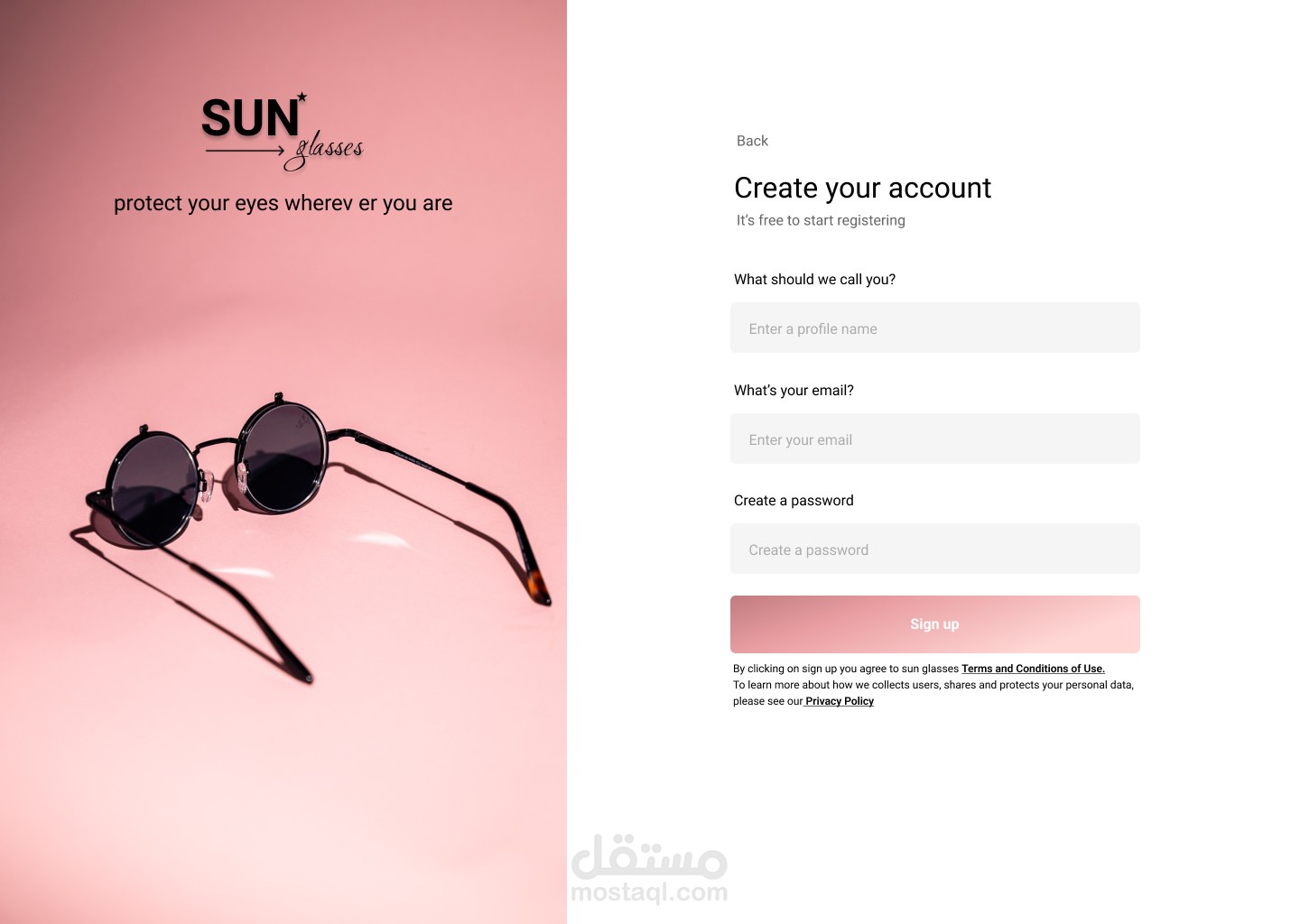 sun glasses website